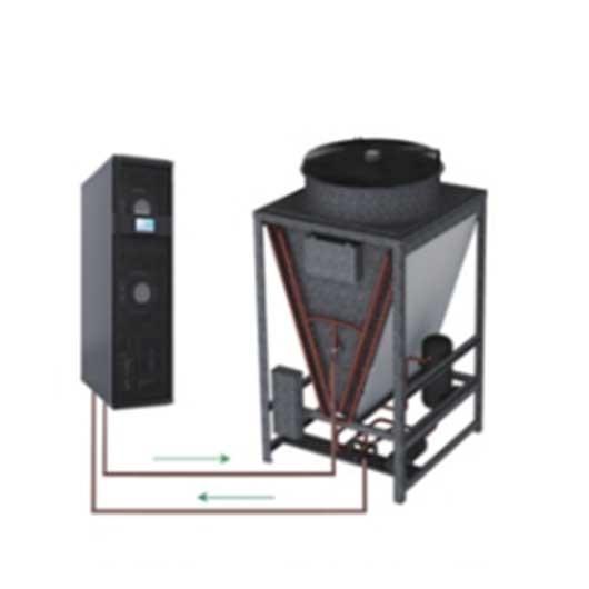 氟泵自然冷空调系统有三种制冷方式